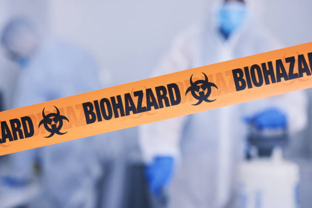 Professional Blood Cleanup technician working in Baytown, TX